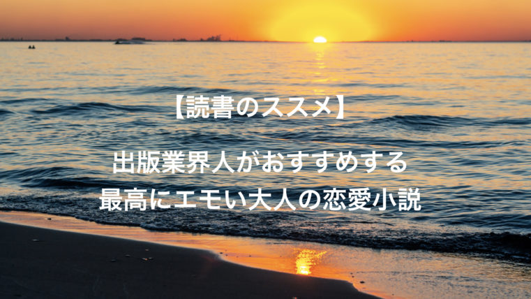 最高にエモい大人の恋愛小説 燃え殻のおすすめ2作品 たぬちきブログ